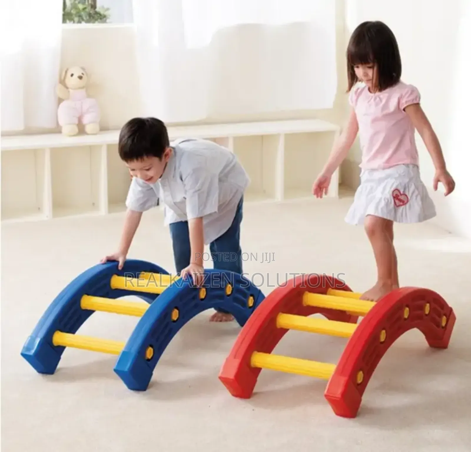 Indoor Kids Montessori Climbing Arch Ladders Jungle Gym