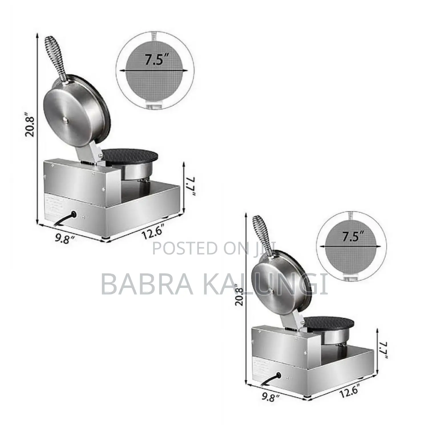 Commercial Waffle Ice Cream Cone Maker