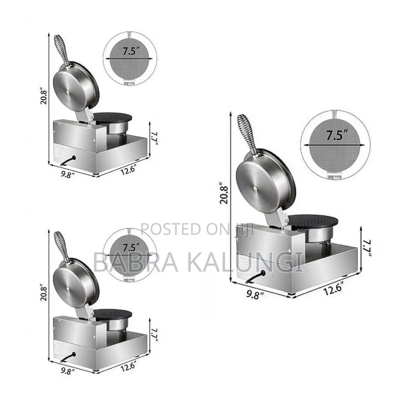 Commercial Waffle Ice Cream Cone Maker