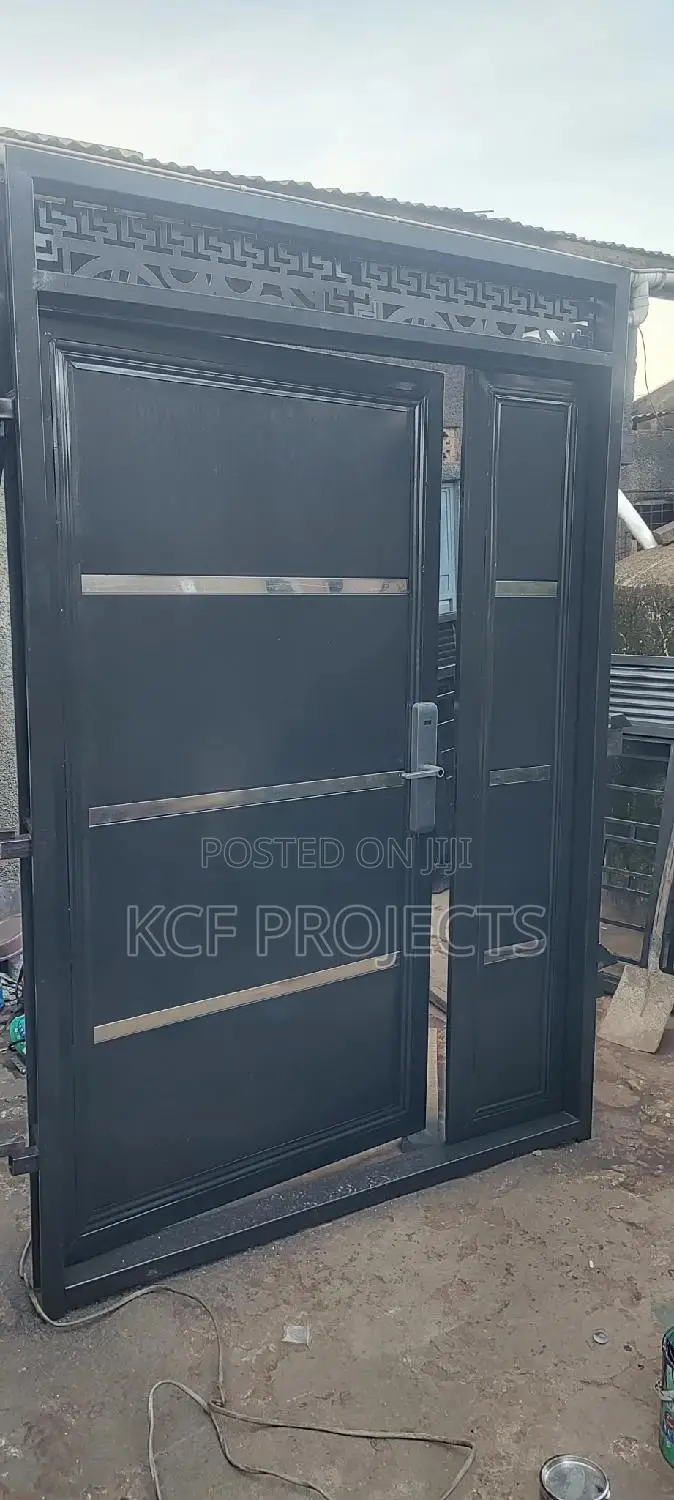 Solid Steel. Doors. Double Plated Sound Proof . Wood Steel Mix Doors.