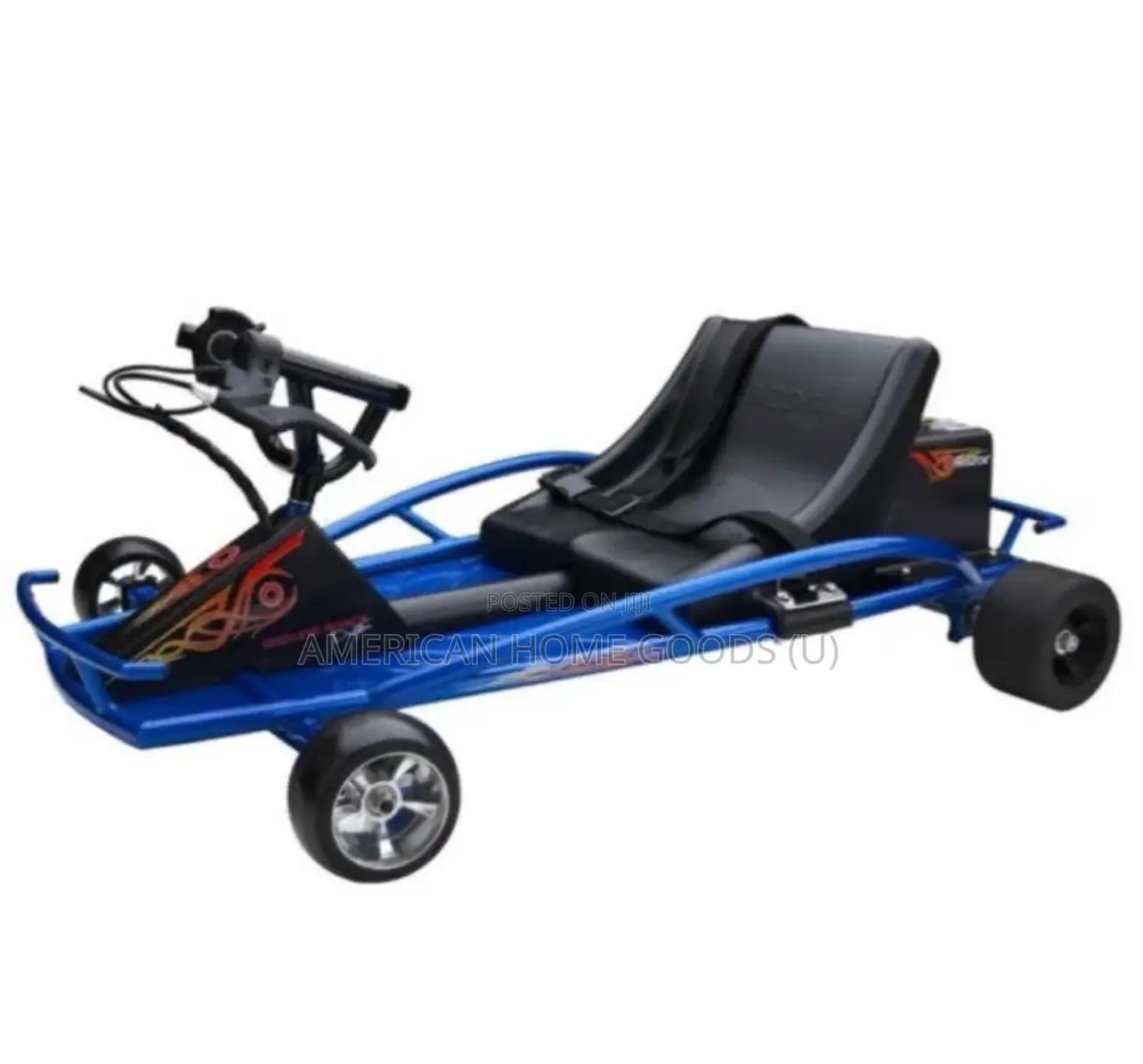 Razor Ground Force Drifter Electric Go Kart 4 Kids 4-12yrs - Metallic
