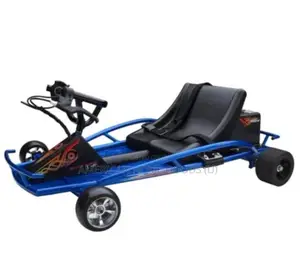 Razor Ground Force Drifter Electric Go Kart 4 Kids 4-12yrs - Metallic