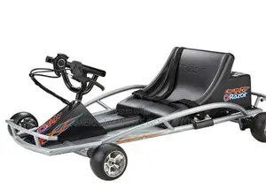 Razor Ground Force Drifter Electric Go Kart 4 Kids 4-12yrs - Metallic