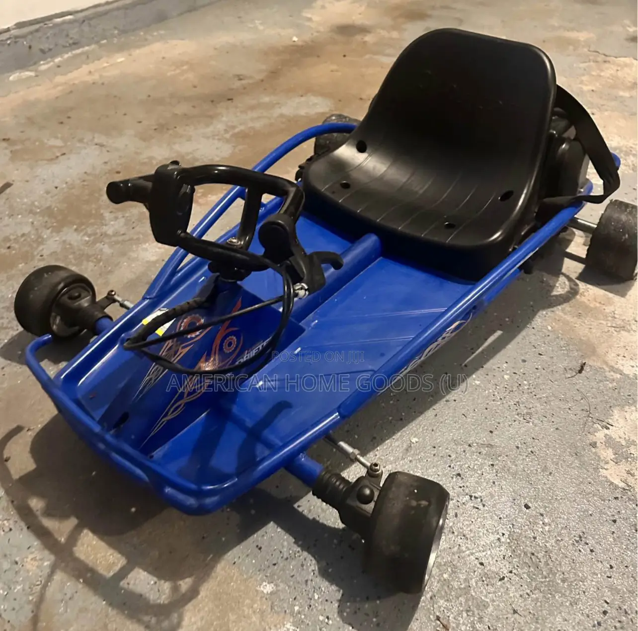 Razor Ground Force Drifter Electric Go Kart 4 Kids 4-12yrs - Metallic