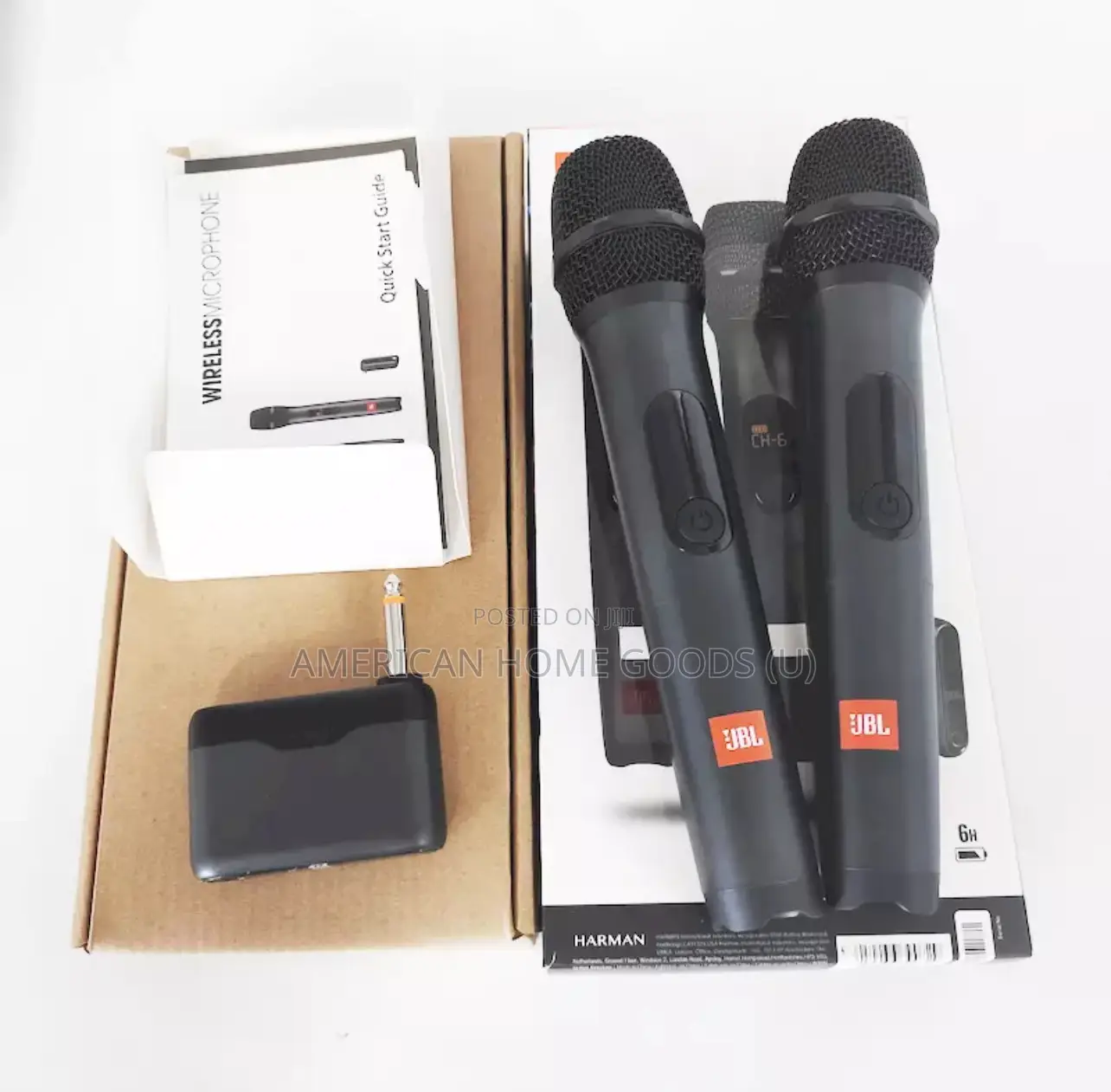 JBL Dual Wireless Microphone System 4 JBL Partybox Speakers