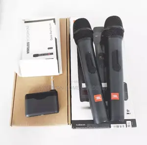 JBL Dual Wireless Microphone System 4 JBL Partybox Speakers