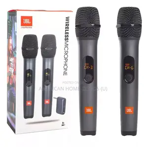 JBL Dual Wireless Microphone System 4 JBL Partybox Speakers
