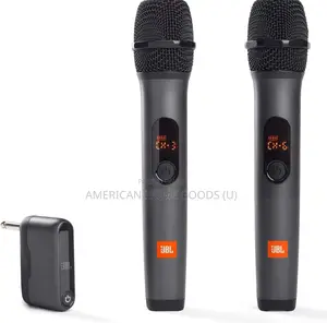 JBL Dual Wireless Microphone System 4 JBL Partybox Speakers