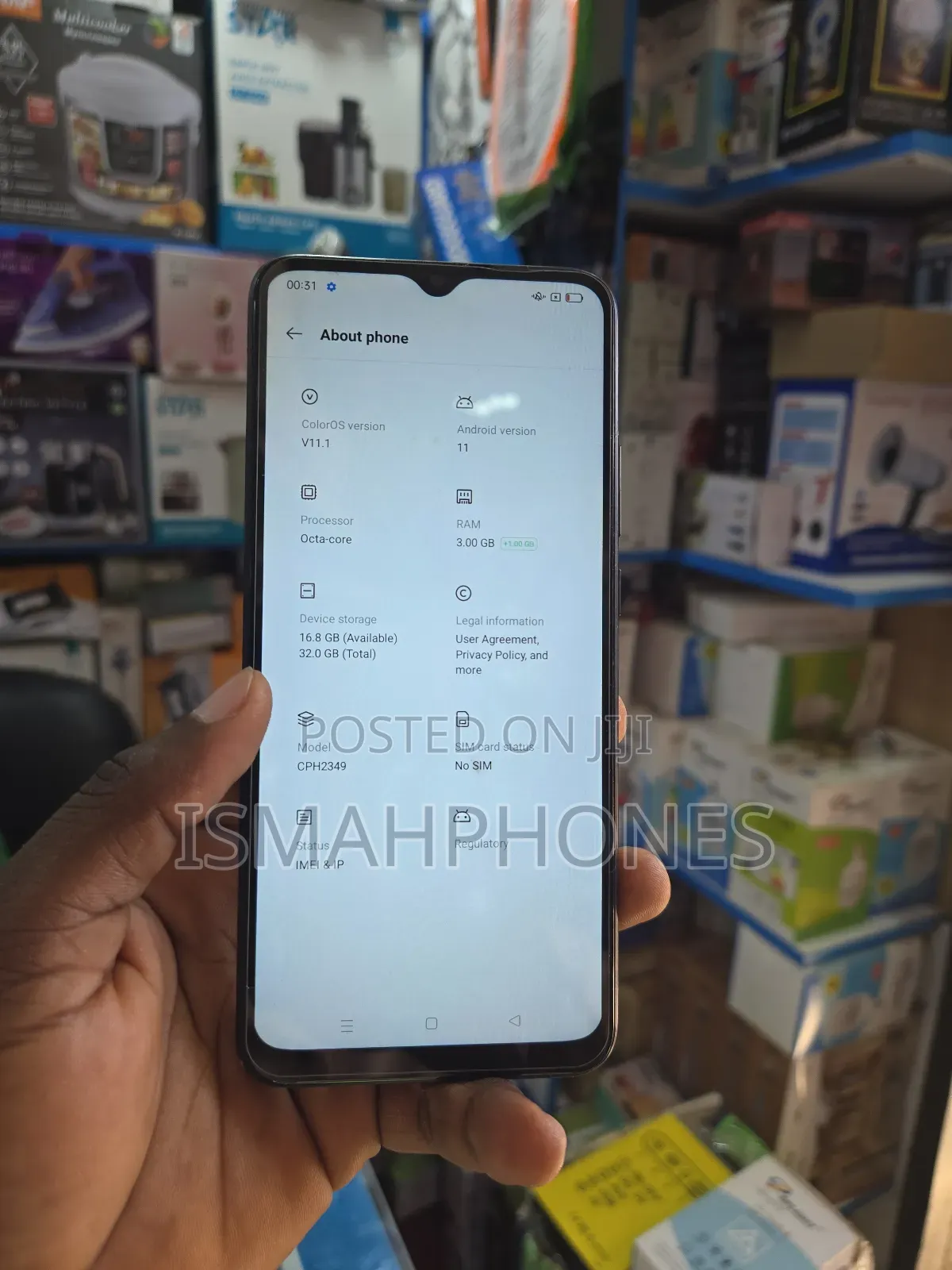 Oppo A16K 32 GB Black
