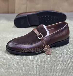 Brown Franco Banetti Leather/Suede Patent Gentle Loafers