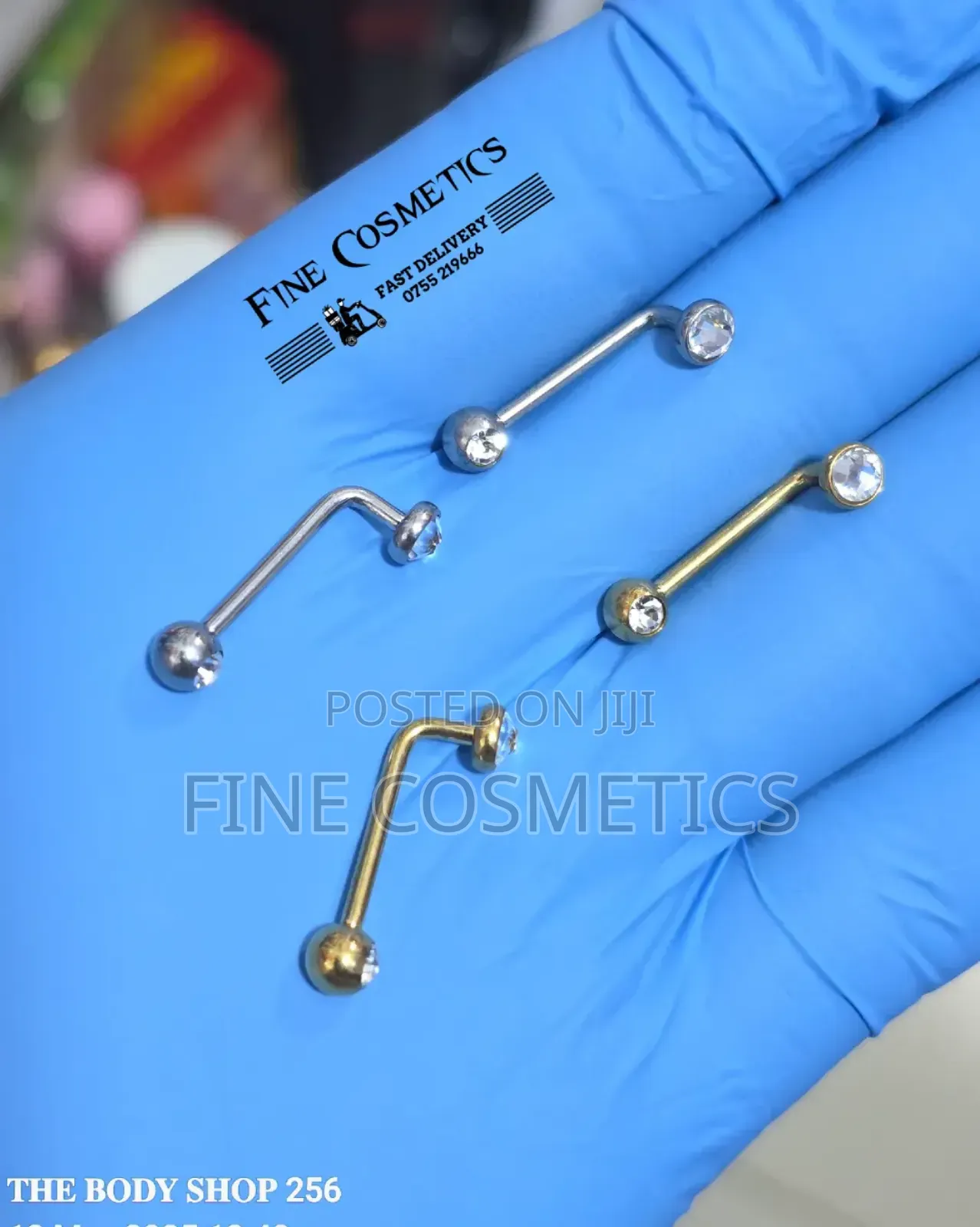 Christina Piercing Jewelry 14g Internaly Threaded L Bent Bar