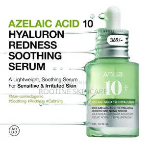 Anua 10+ Azelaic + Hyaluronic Redness Soothing Face Serum
