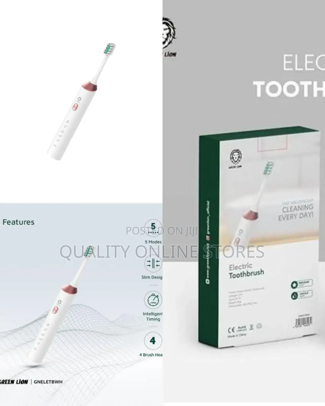 Electric Green Lion Toothbrush