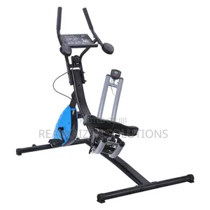 2 in 1 Ab Coaster Pedal Abdominal Machine Fitness Equipment