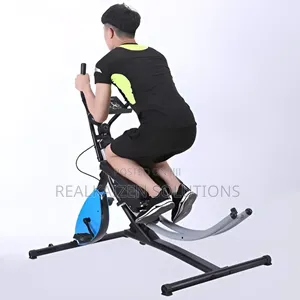 2 in 1 Ab Coaster Pedal Abdominal Machine Fitness Equipment