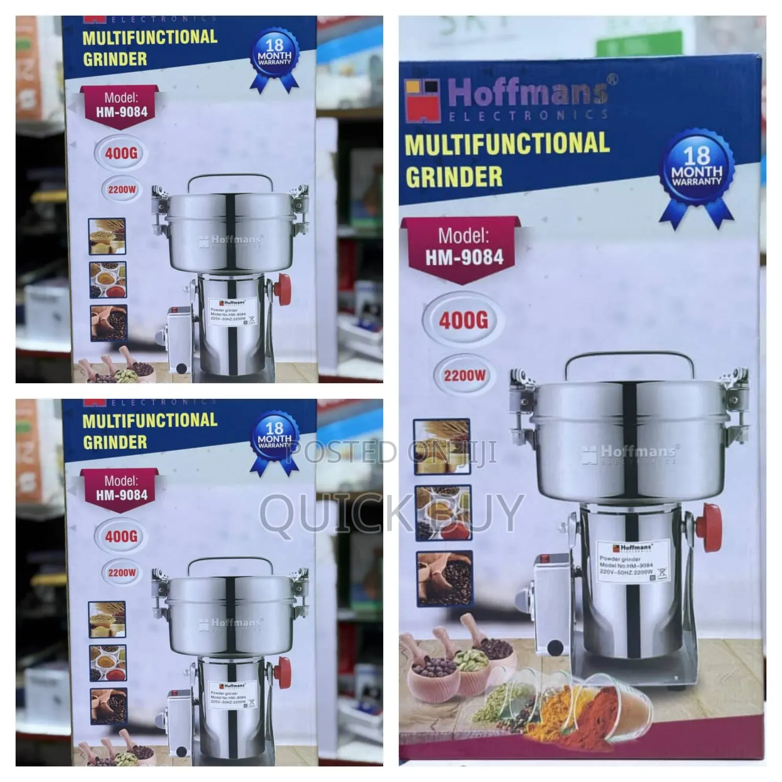 Hoffmans 400g Multifunction Grinder