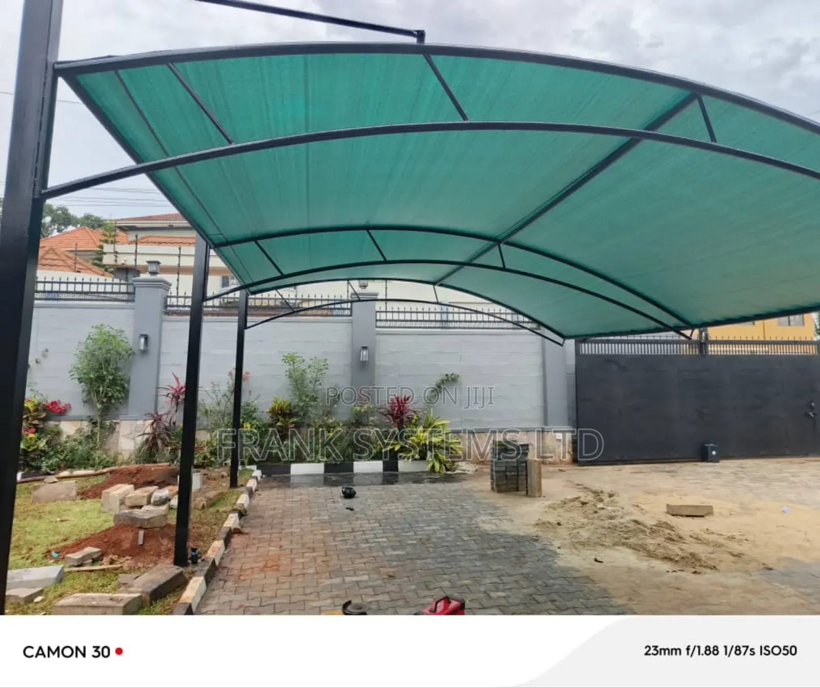 Carport Installation 17fts by 17fts