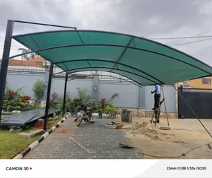Carport Installation 17fts by 17fts