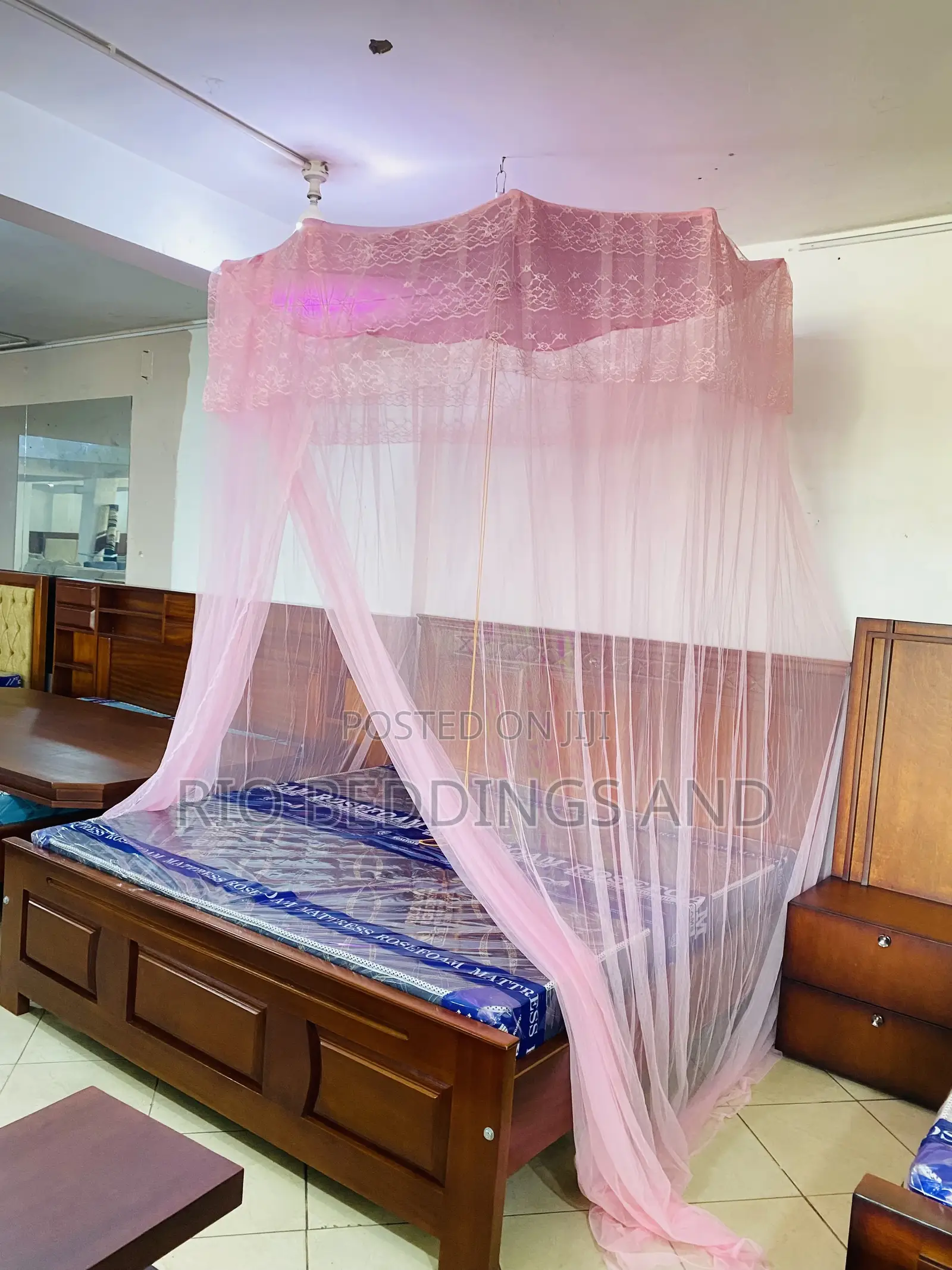 Umbrella Mosquito Net Mounted on Celling