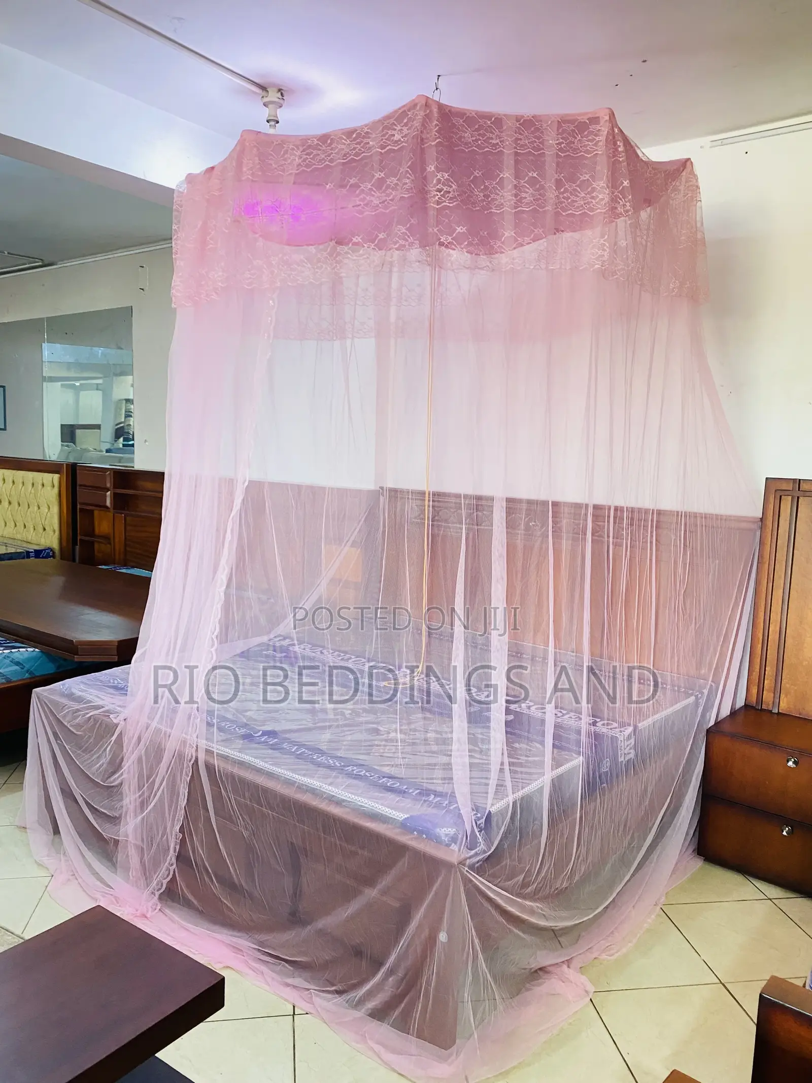Umbrella Mosquito Net Mounted on Celling