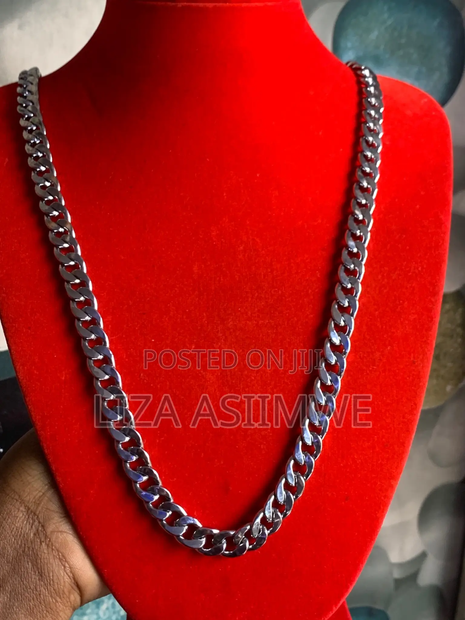 Stainless Steel Long Chunky Chain