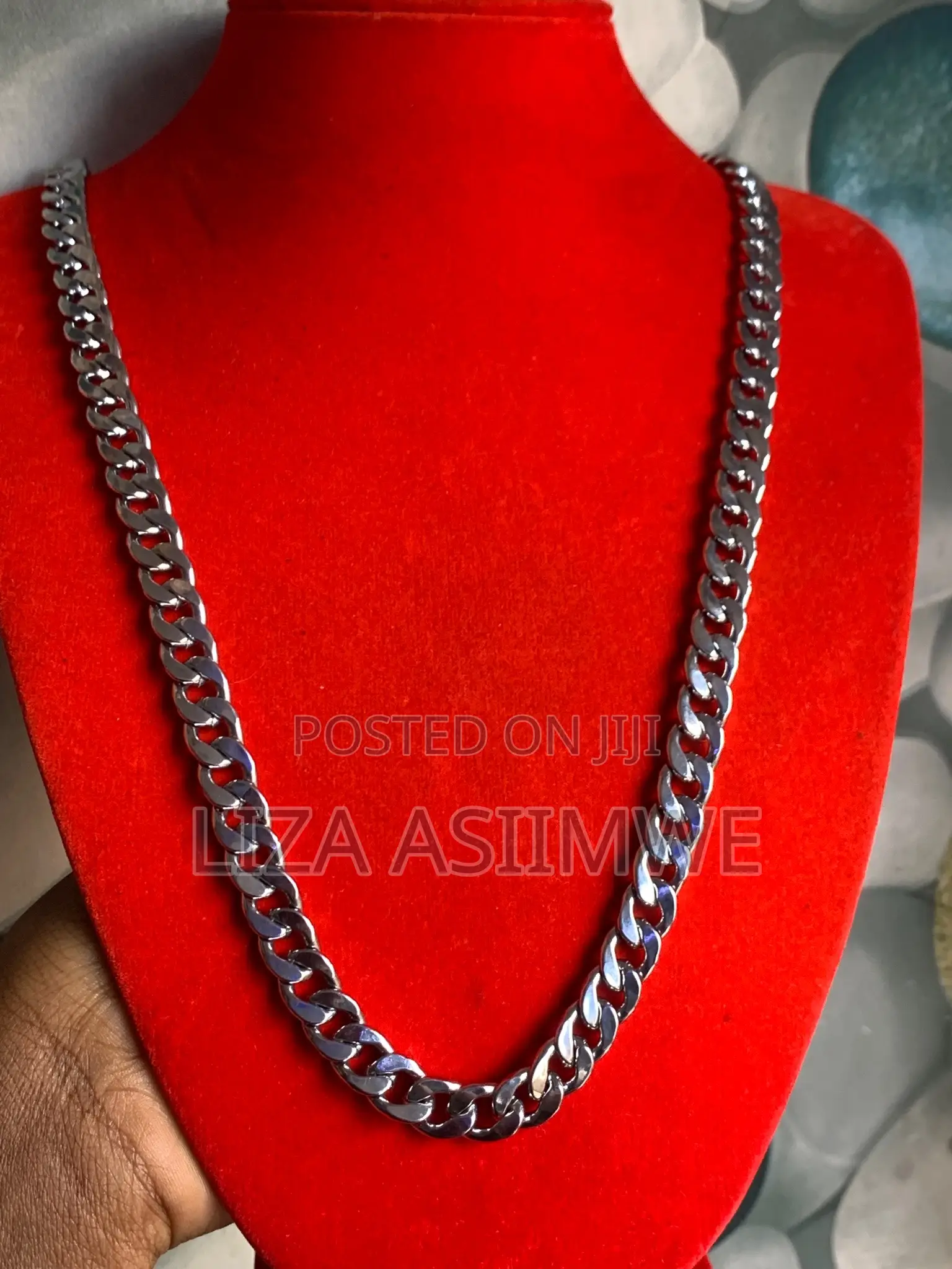 Stainless Steel Long Chunky Chain