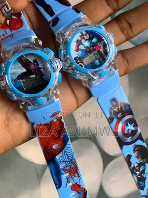 Boys Digital Colour Glowing Light Watches