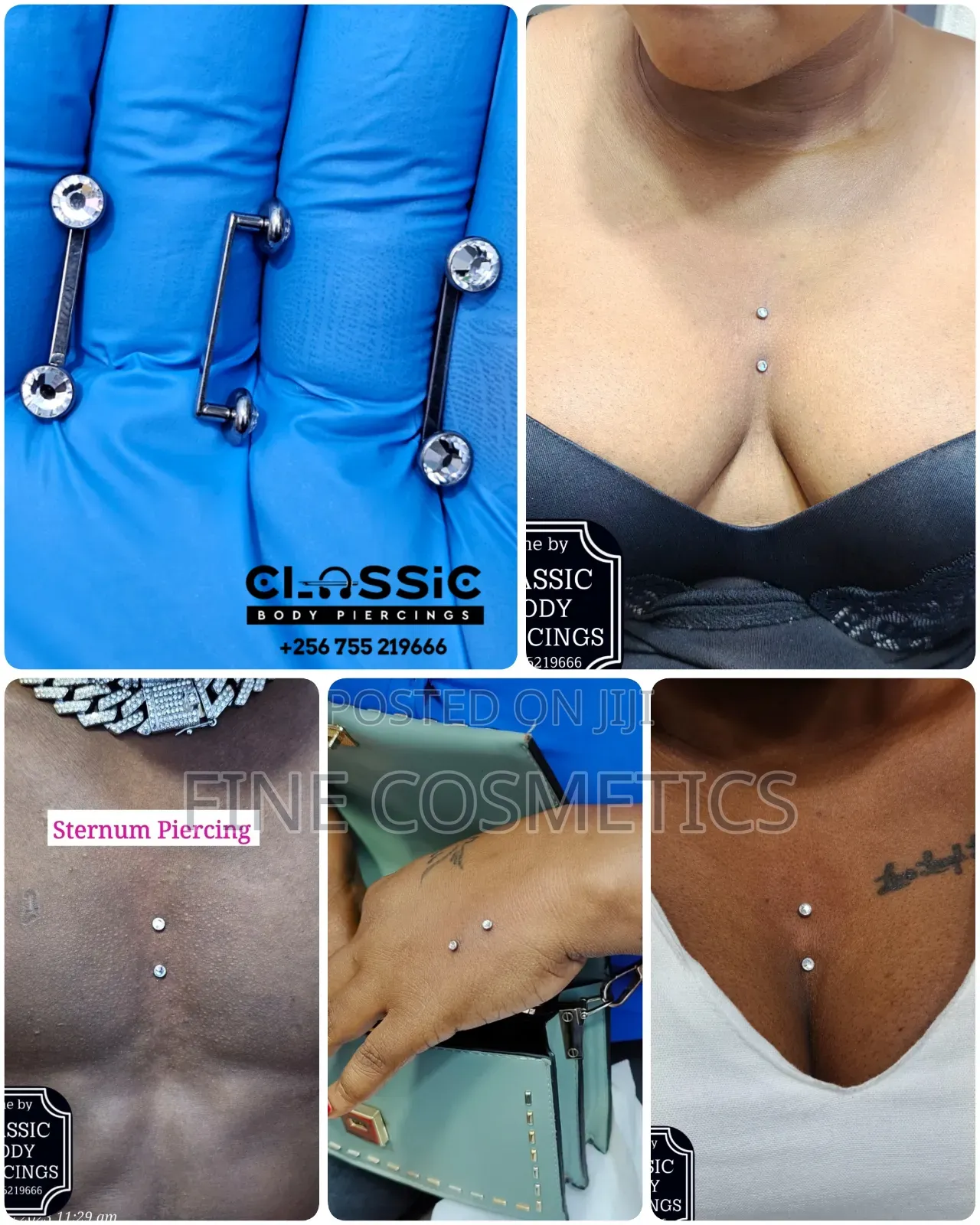 1pc 14g Surface Piercing Bar Dermal Anchor Surgical Jewelry