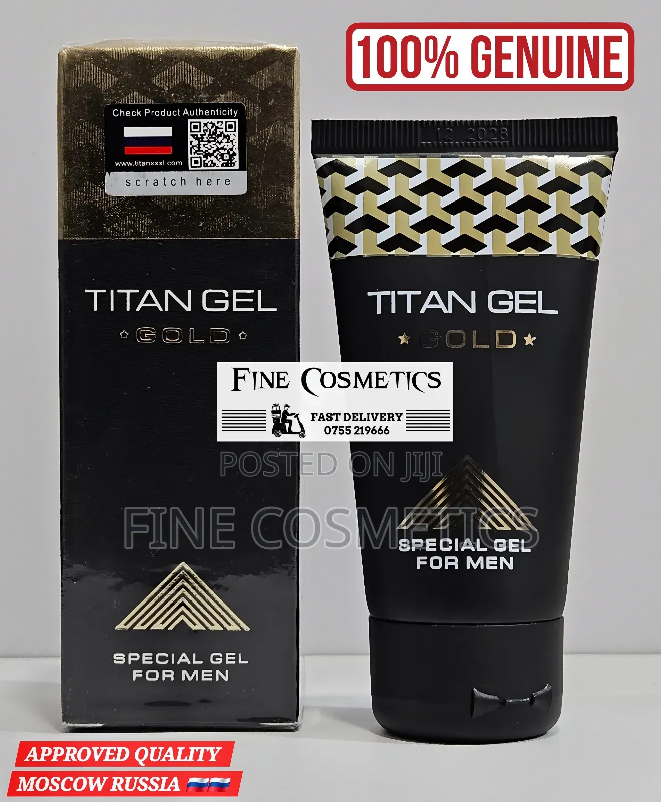 Original Titan Gel Gold Ultimate Magic Men Penis Enlargement