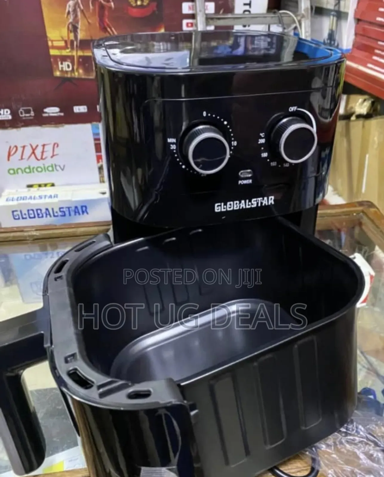 7l Oil Free Air Fryer- Black