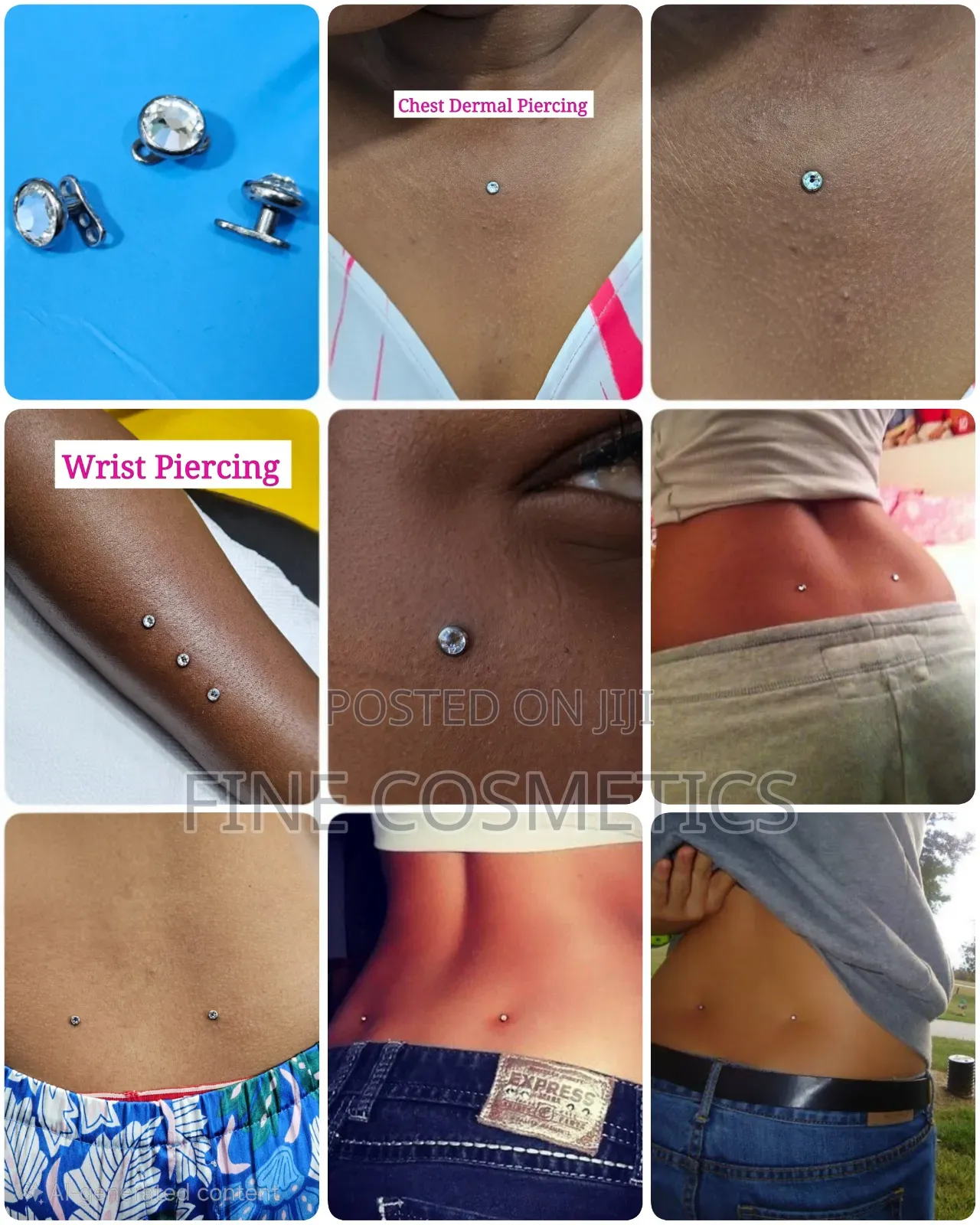 Wholesale Surface Piercing Bar Dermal Anchor Sergcal Jewelry