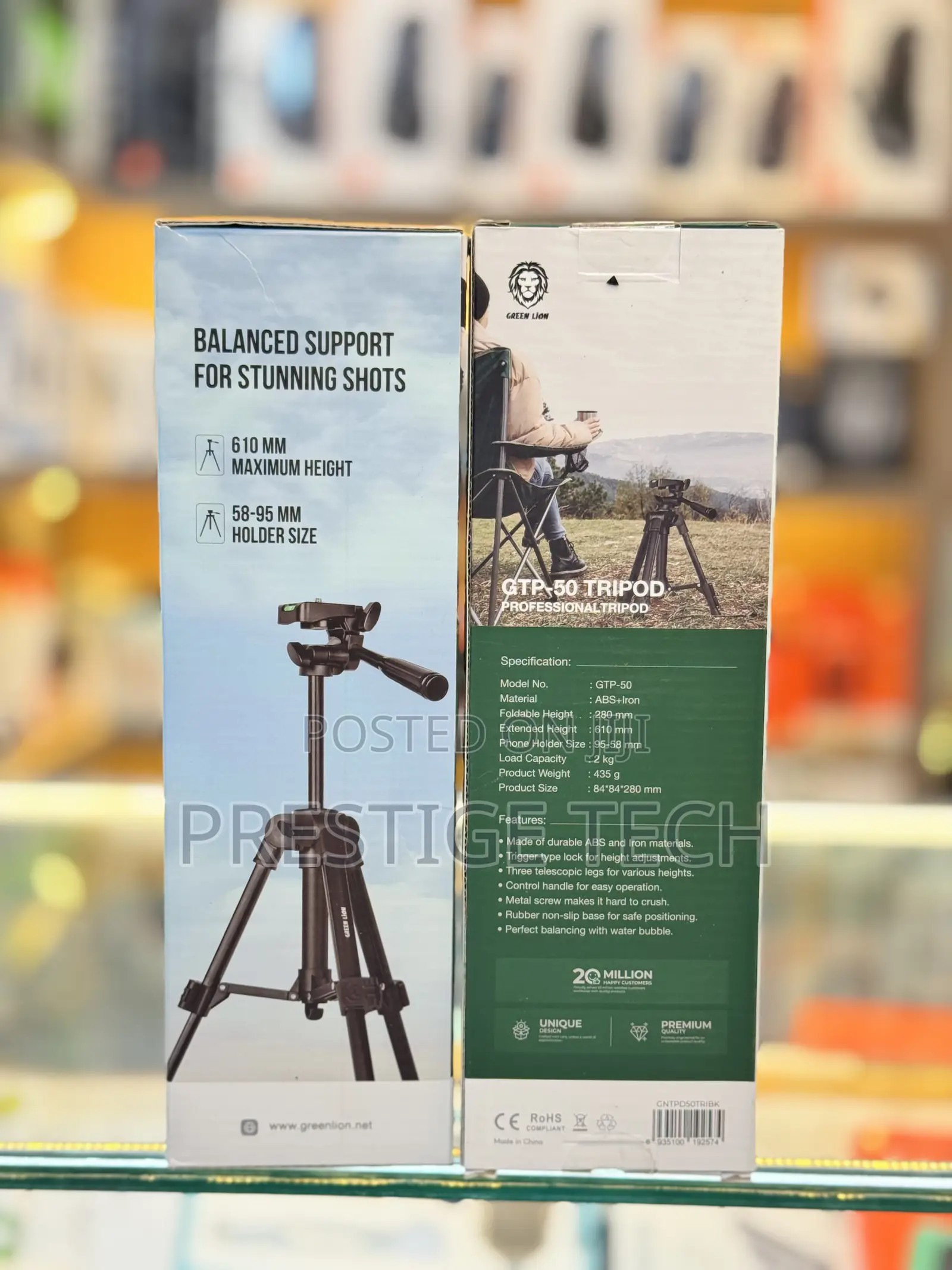 Green Lion Gtp 50 Professional Tripod