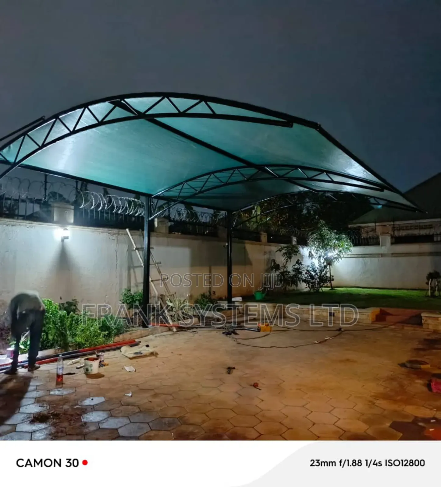 Carport 18fts by 18fts