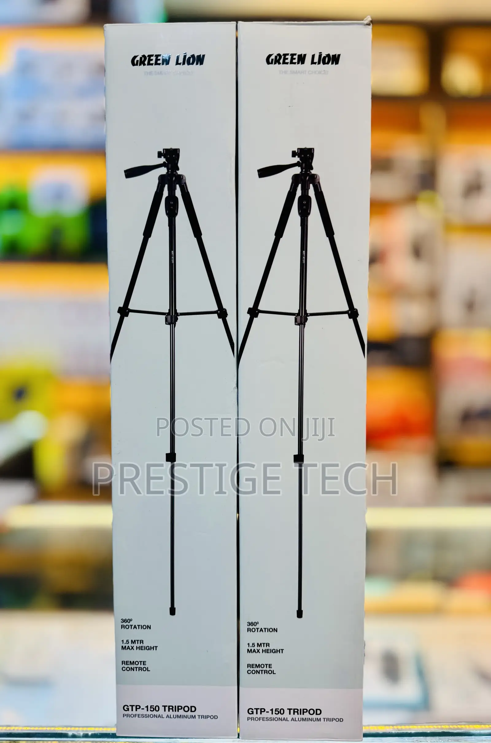 Green Lion Gtp 150 Professional Aluminum Tripod, 1.5m