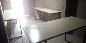 Working Table With Metal Frame