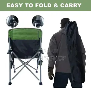 Wildout Portable Sturdy Folding Camping Chair Green