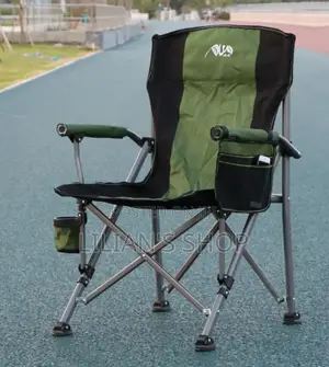 Wildout Portable Sturdy Folding Camping Chair Green