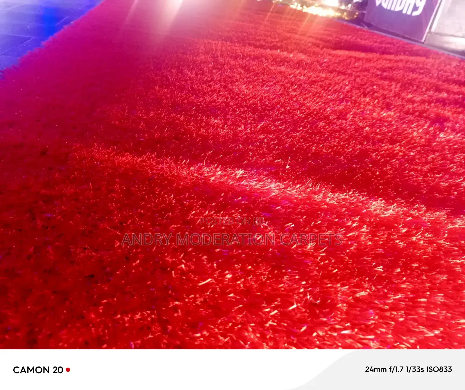 Executive Red Grass Carpet