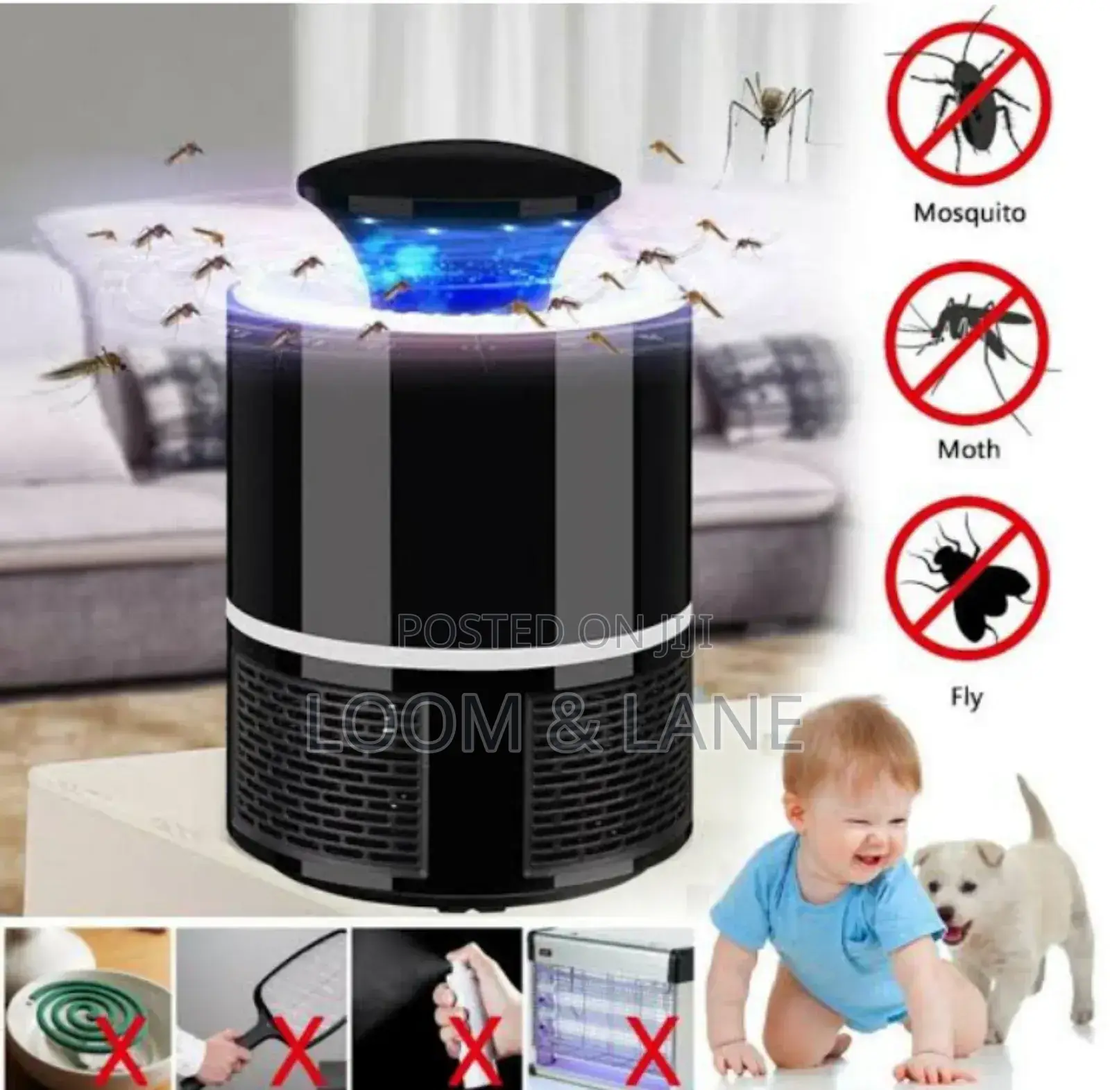 Electronic Mosquito and Insect Killer Trap Lamp