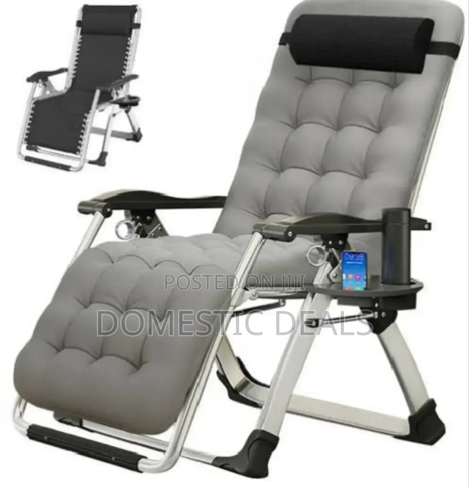 Foldable Reclining Chair With Cushion