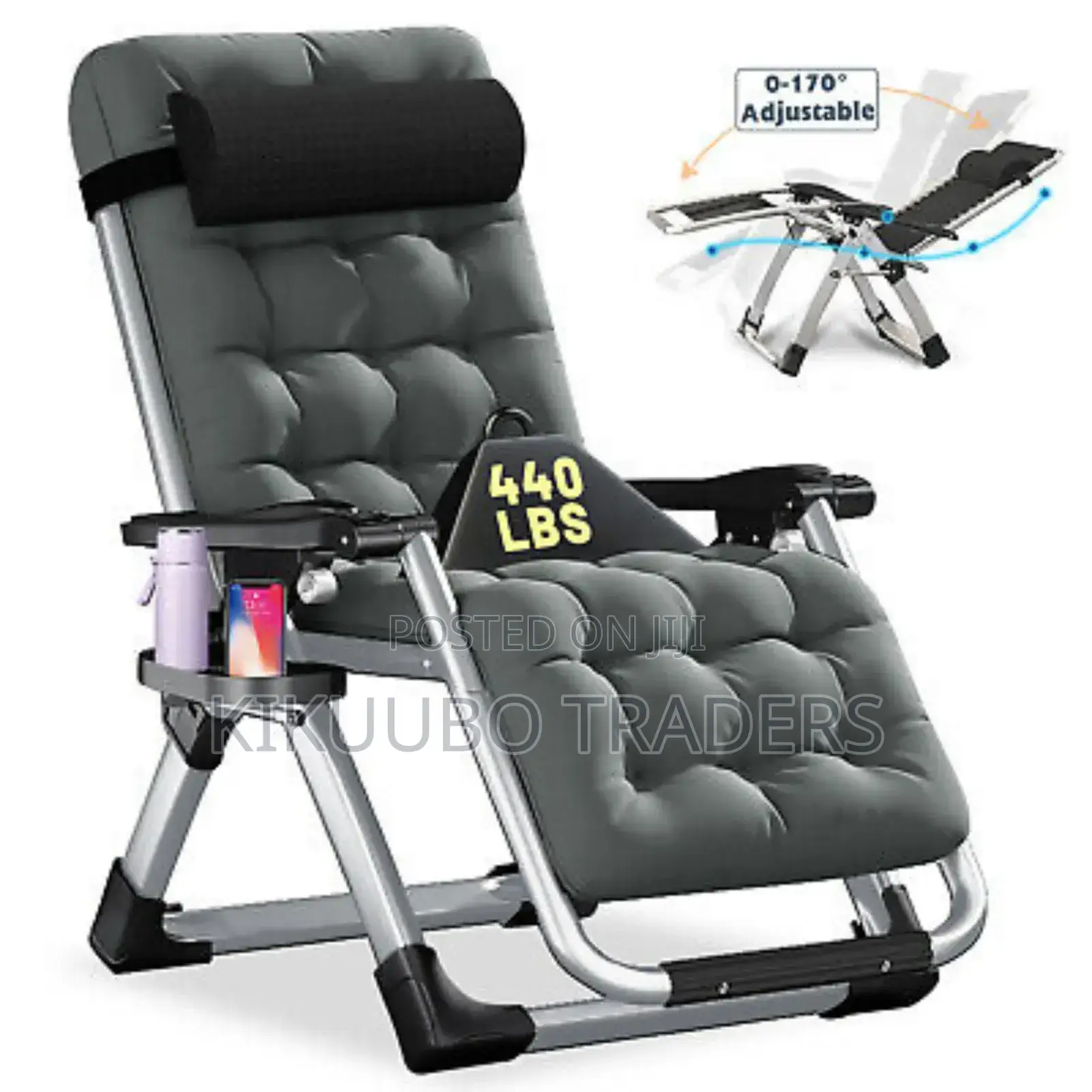 Smart Living Zero Gravity Reclining Chair With Cushion