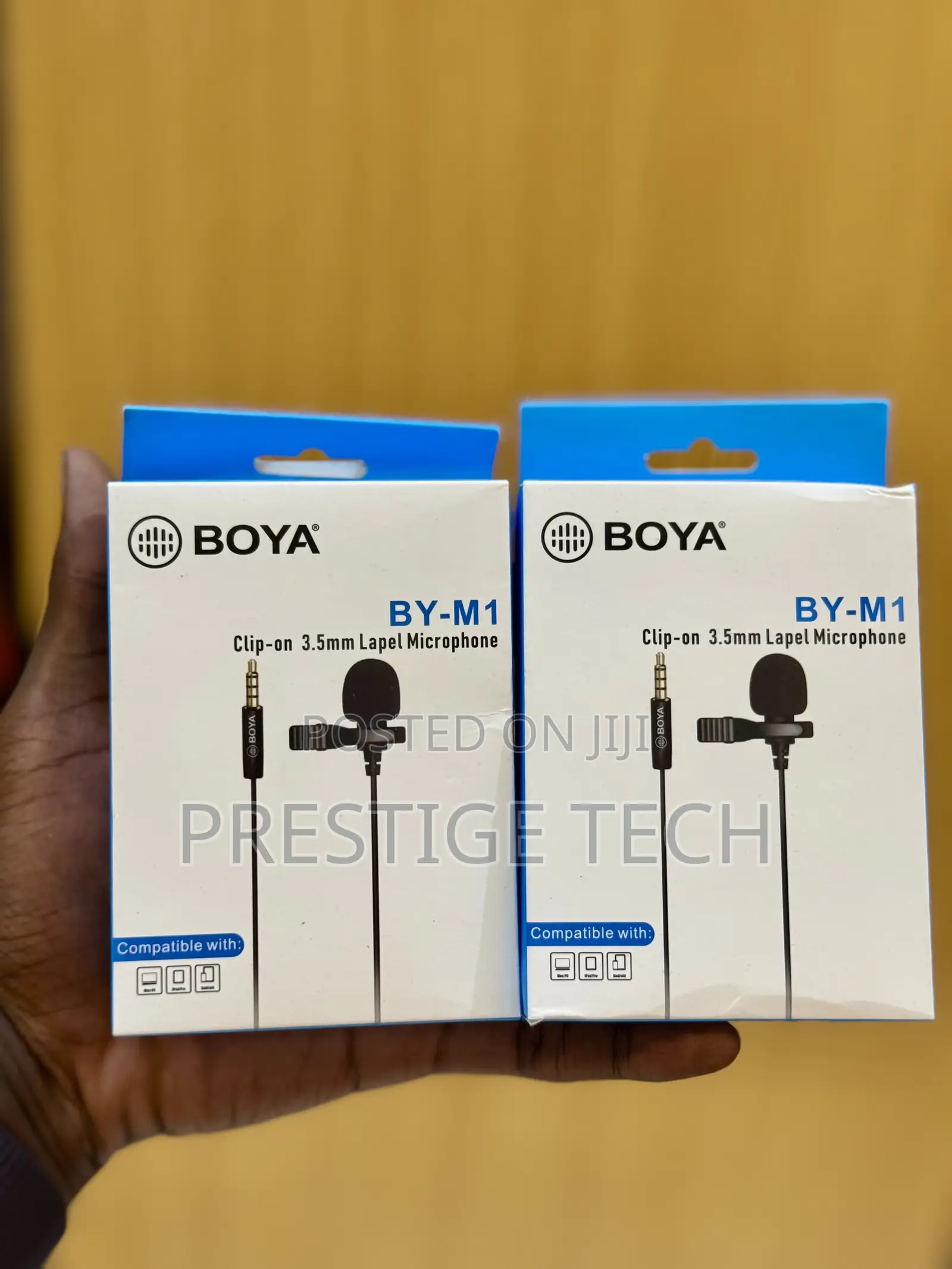 Boya By M1 Clip On Wired Aux Microphone / 3.5mm Lapel Mic