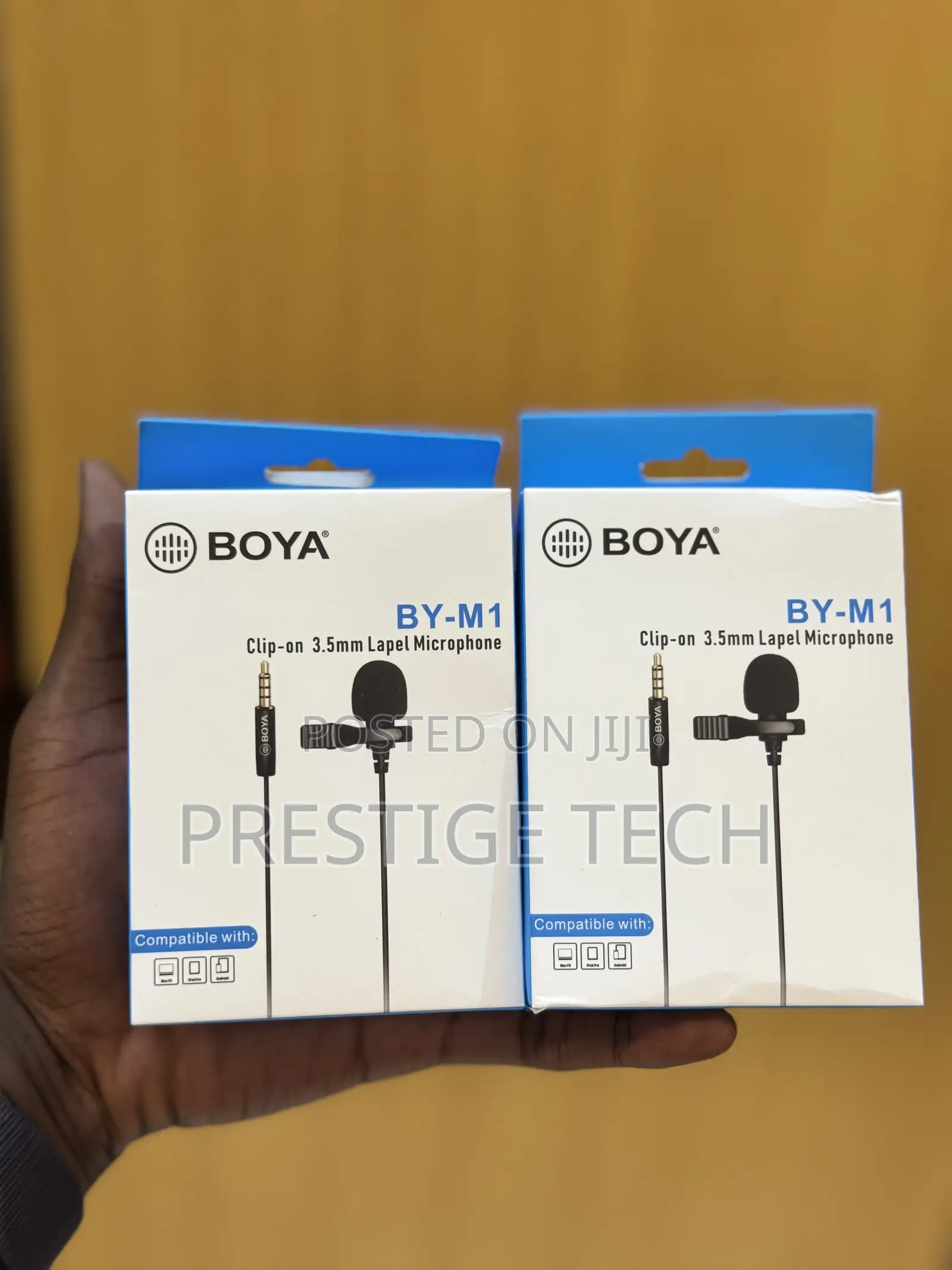 Boya By M1 Clip On Wired Aux Microphone / 3.5mm Lapel Mic