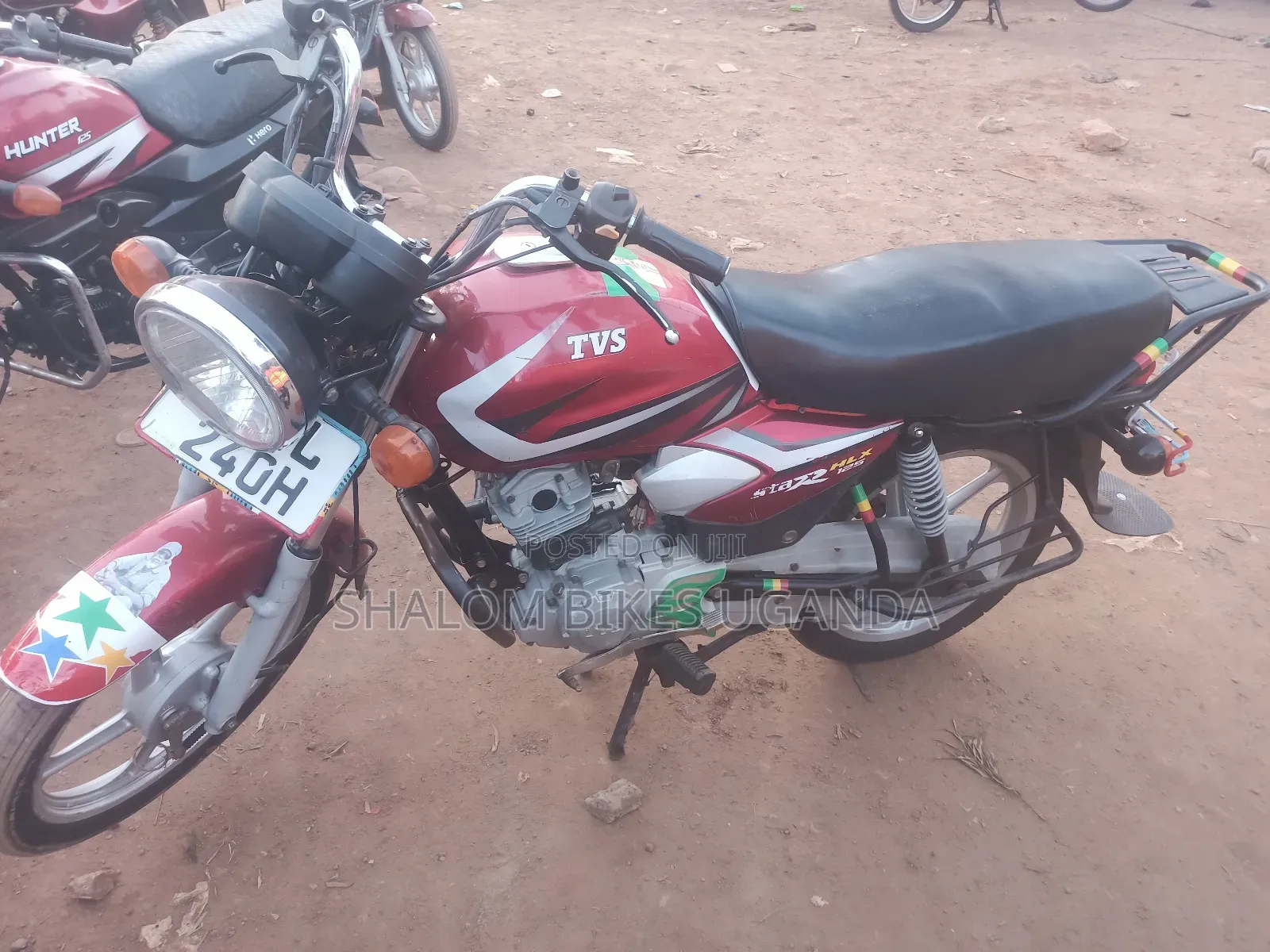 TVS HLX 125 2023 Red