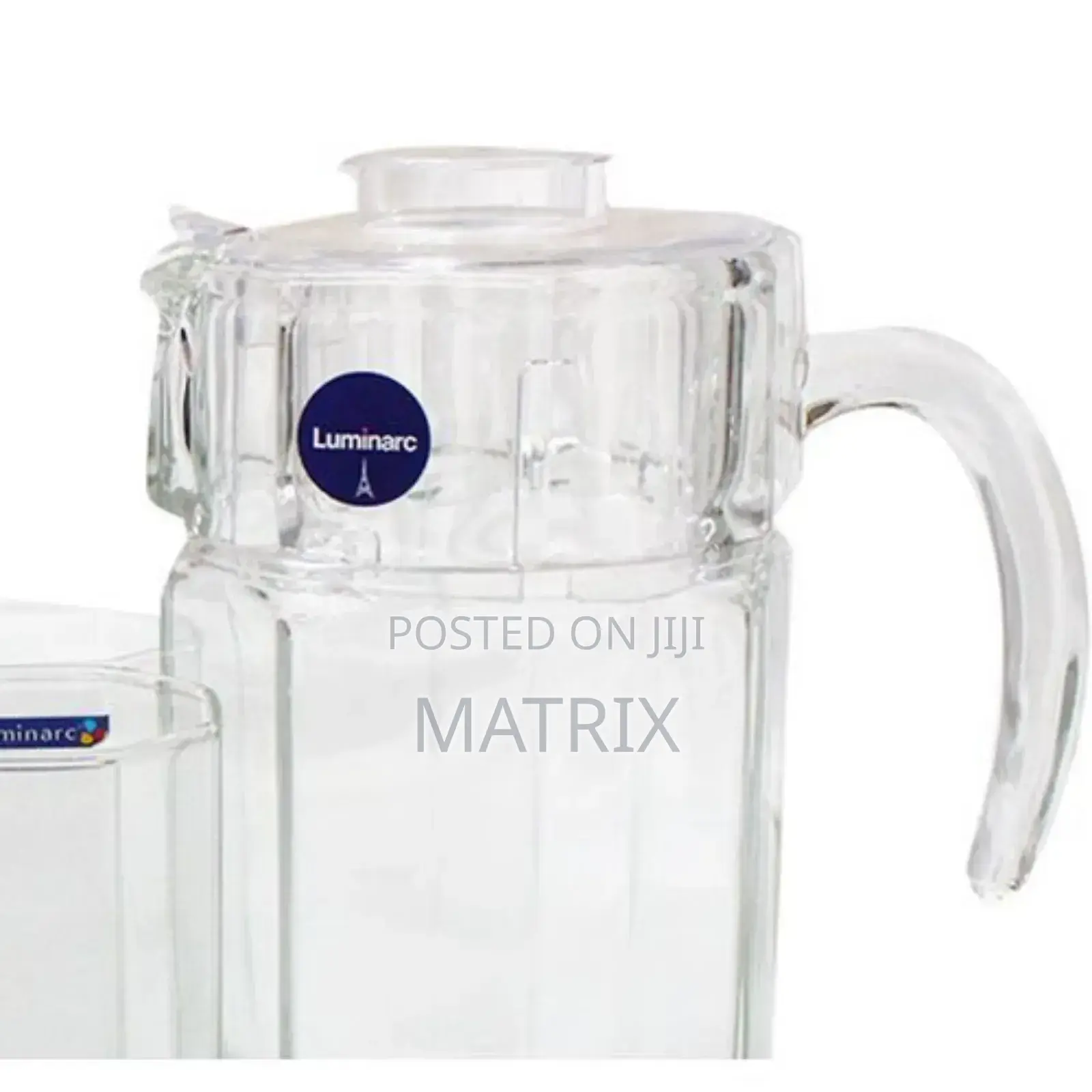 Luminarc 6 Pieces of Juice Glasses Cups and 1 Jar Water Set
