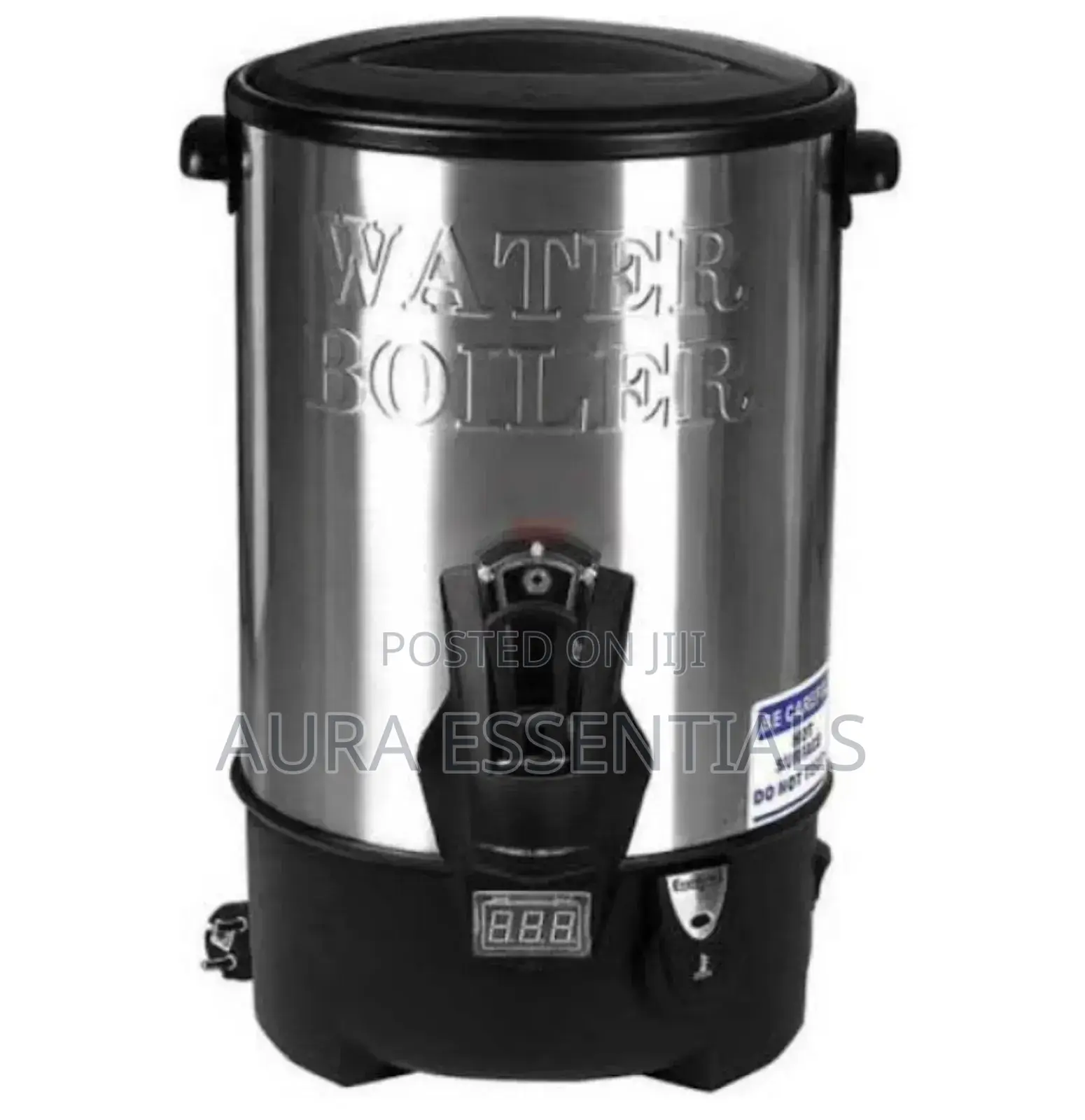 20l Commercial Hot Water Boiler Tea Warmer – Black Silver