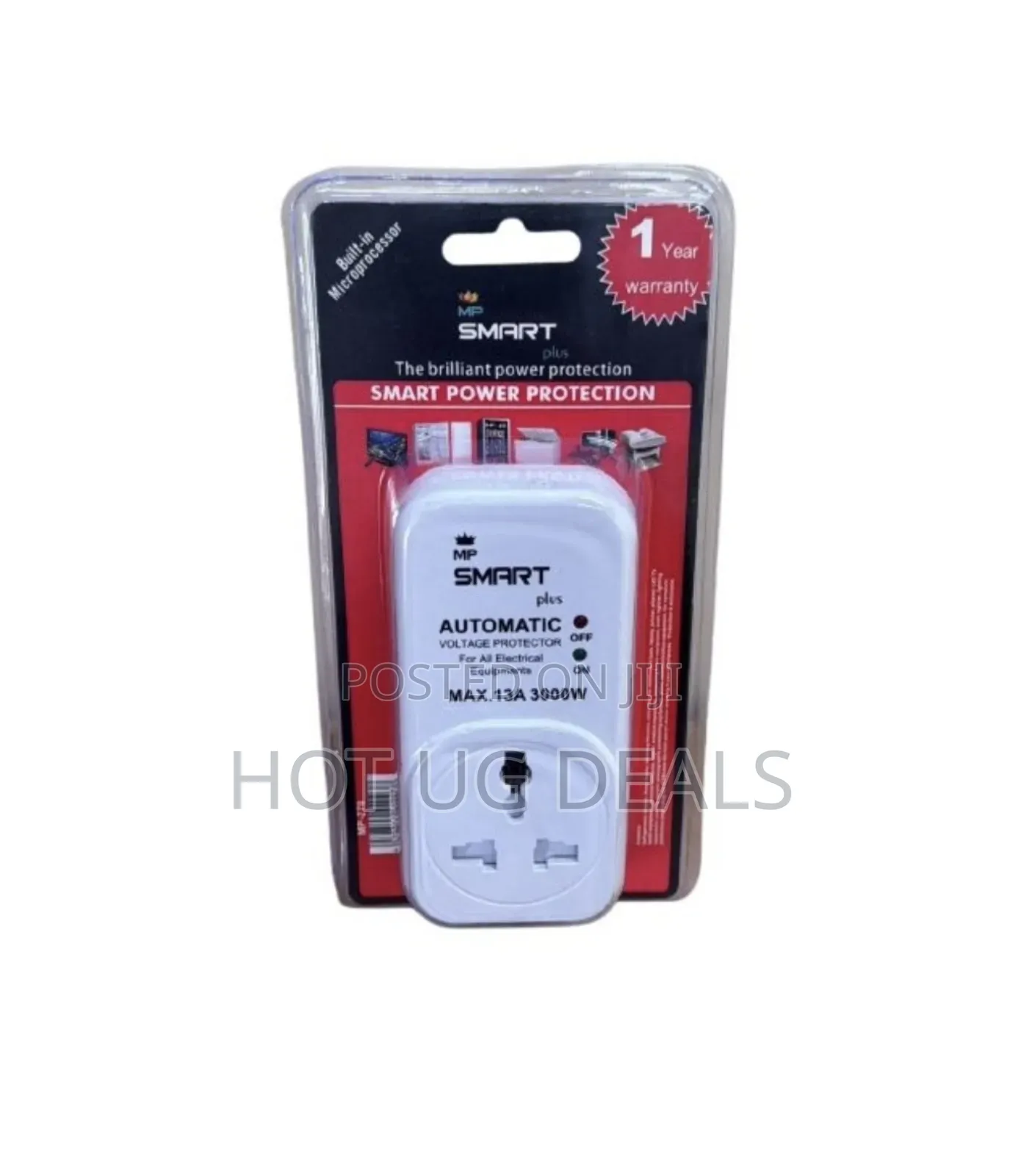 Smartplus 13 Amps Voltage/Power Guard All Electric Equipment