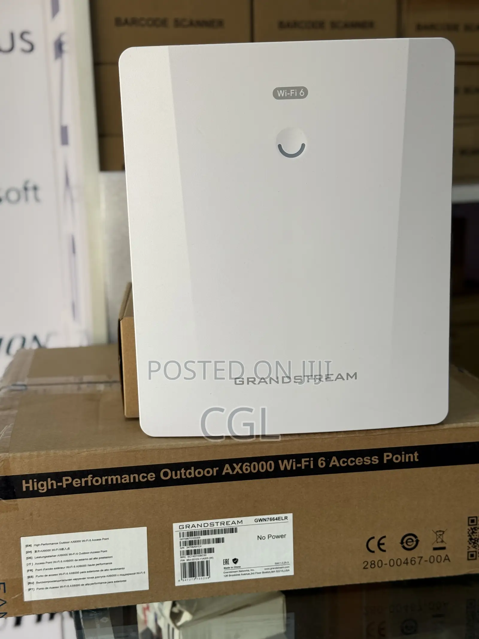 Grandstream Gwn7664e-Lr Ax6000 Outdoor Acesspoint
