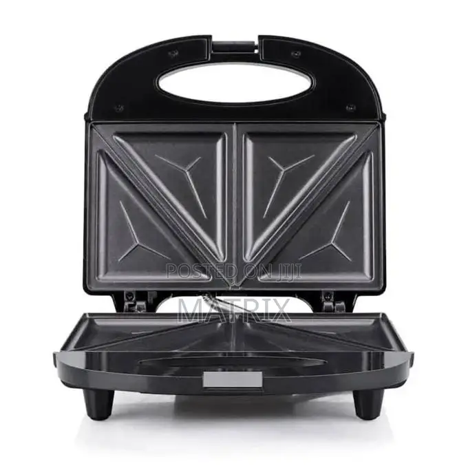 2 Slice Sandwich Maker Non Stick Surface Bread Toaster Baker