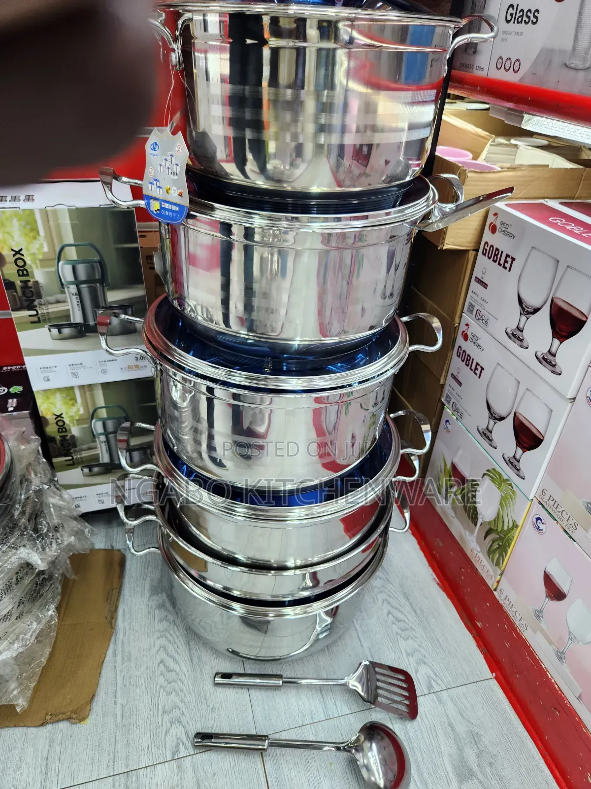 Source Pan Stainless Set